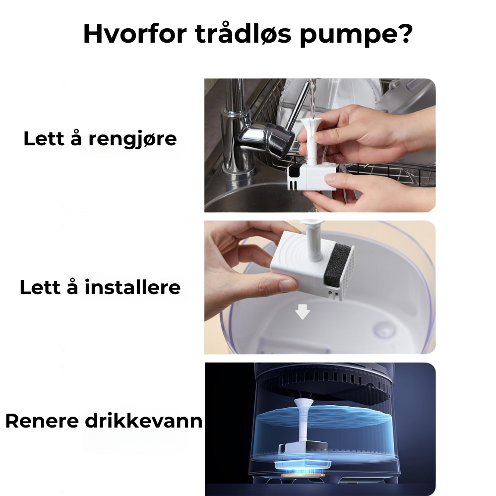 Puriflow - Drikkefontene Med Innebygget Filter
